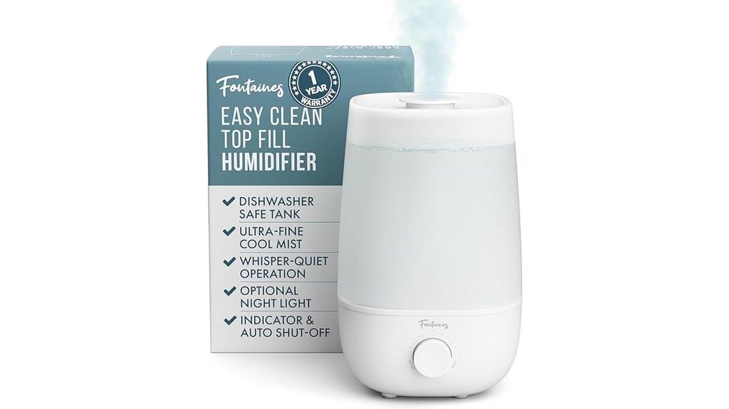 luxury top fill humidifier