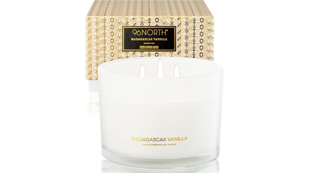 luxury vanilla soy candle