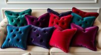 luxury velvet pillow collection