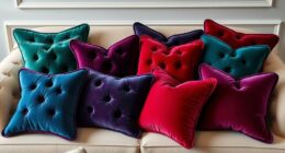 luxury velvet pillow collection