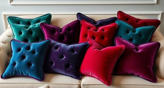 luxury velvet pillow collection