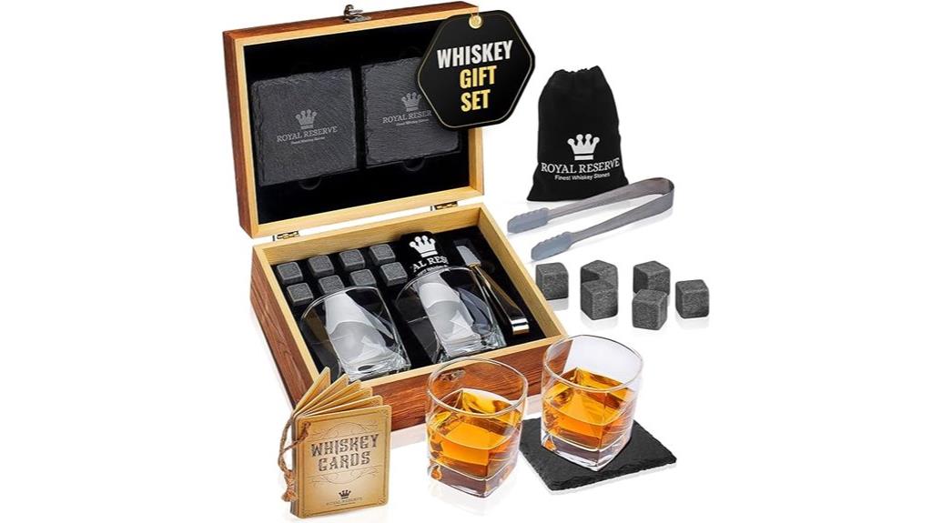 luxury whiskey stone set