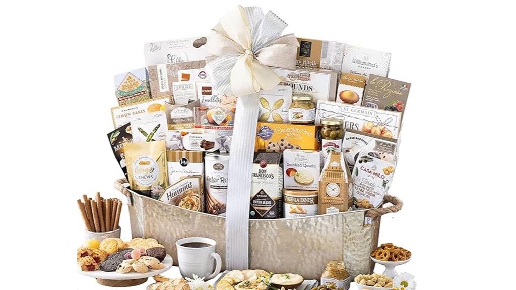 luxury wine gift basket