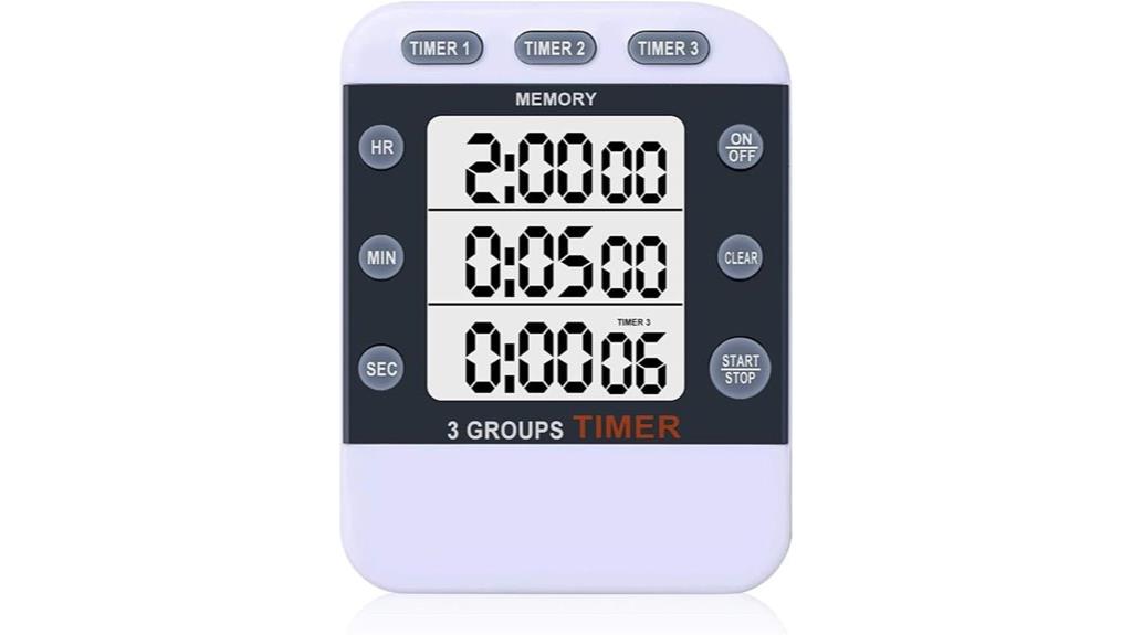 magnetic multi channel kitchen timer