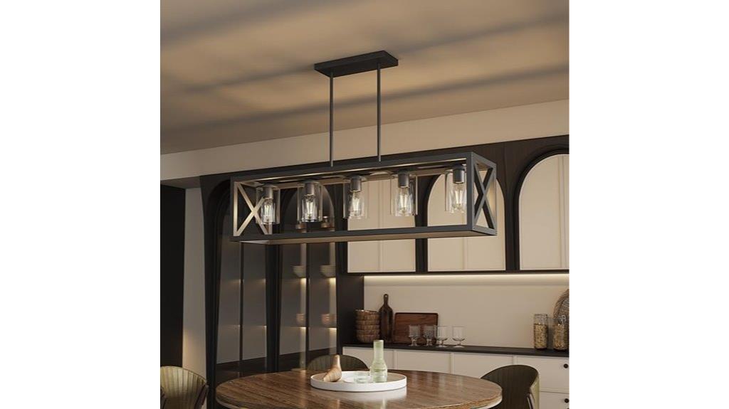 matte black farmhouse light