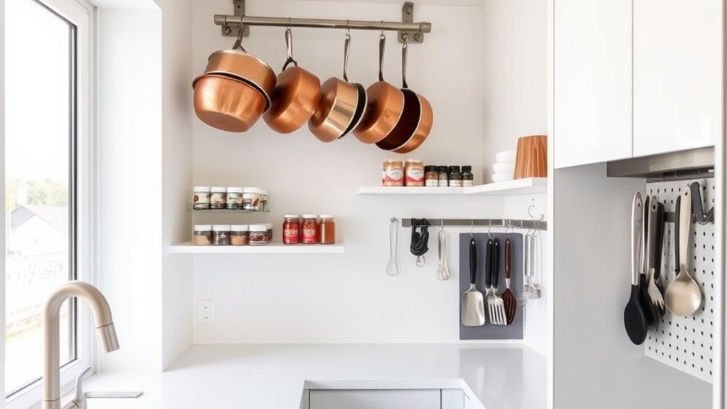 maximize space with hanging