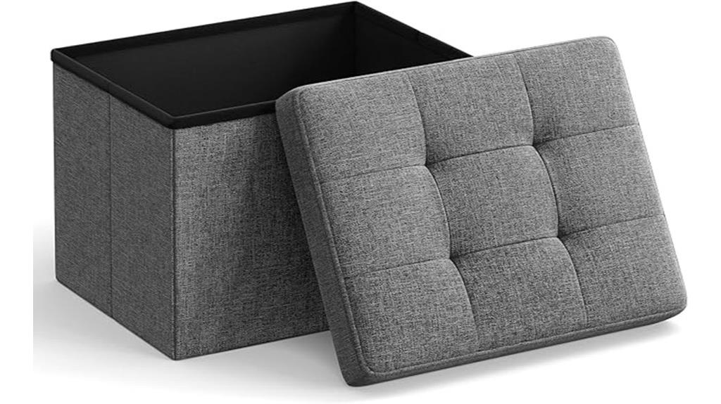 mazie folding storage ottoman