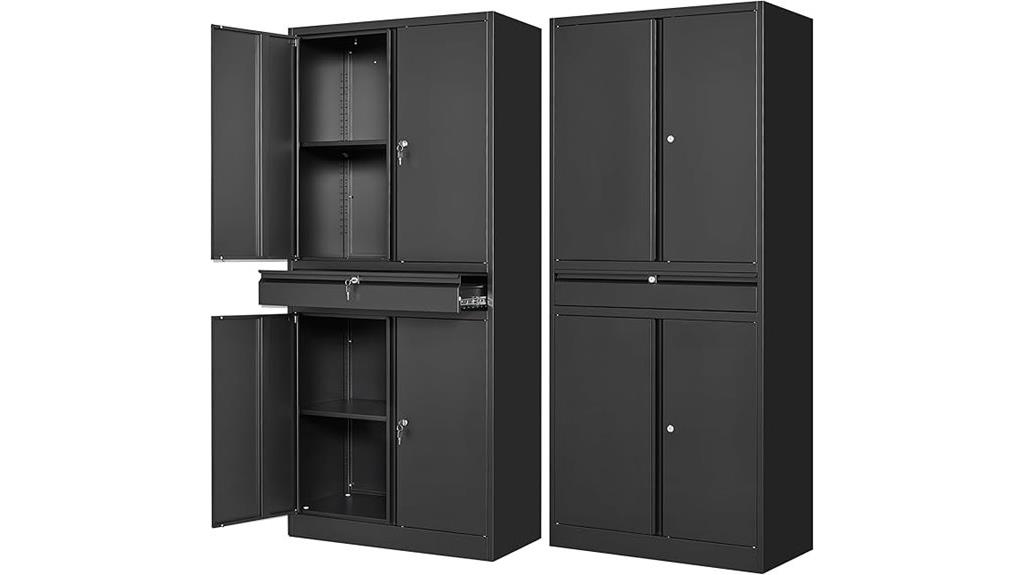 metal garage cabinet with drawer