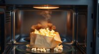 microwave sensor detects popcorn