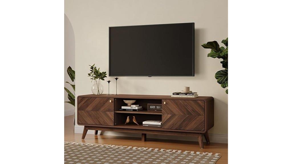 mid century tv stand