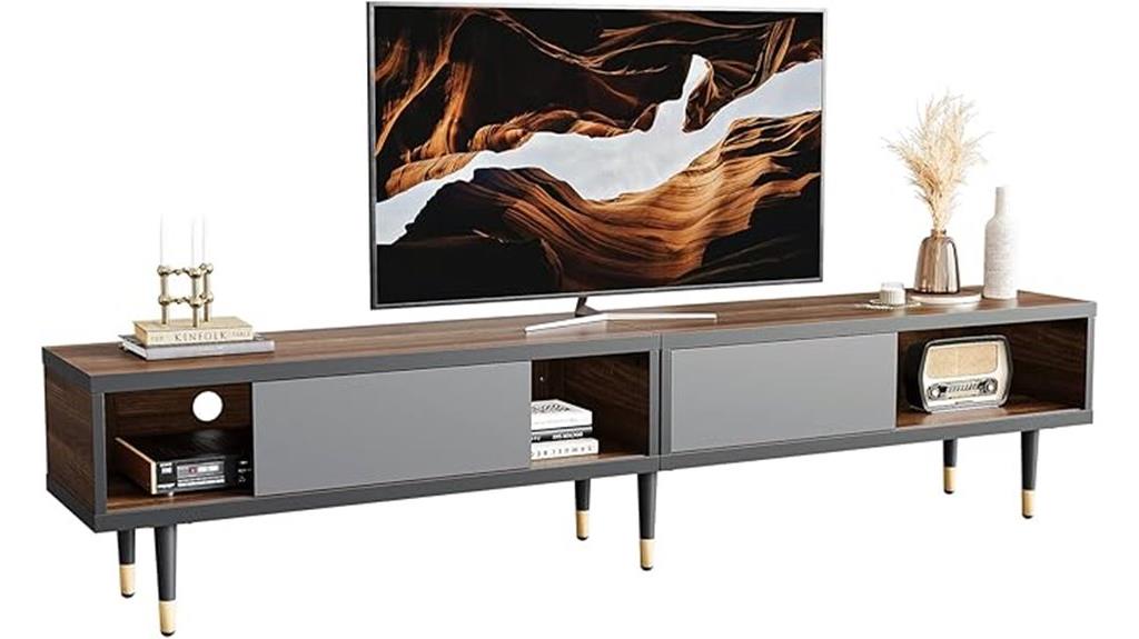 mid century tv stand