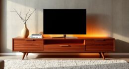 mid century tv stands