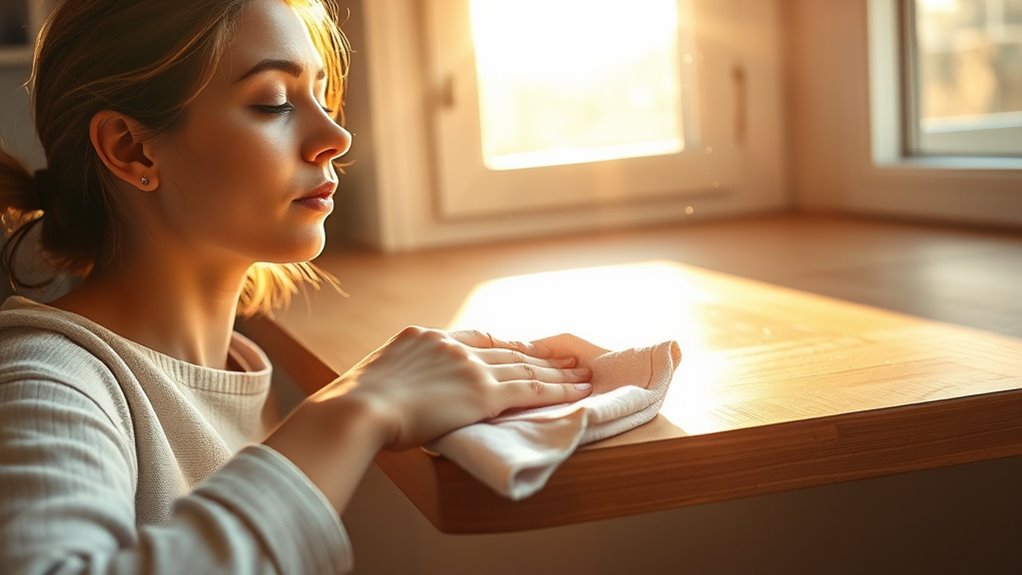 mindful cleaning as meditation