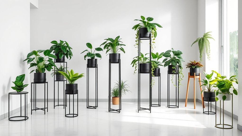 modern indoor plant stand options
