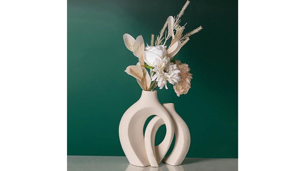 modern white ceramic vases