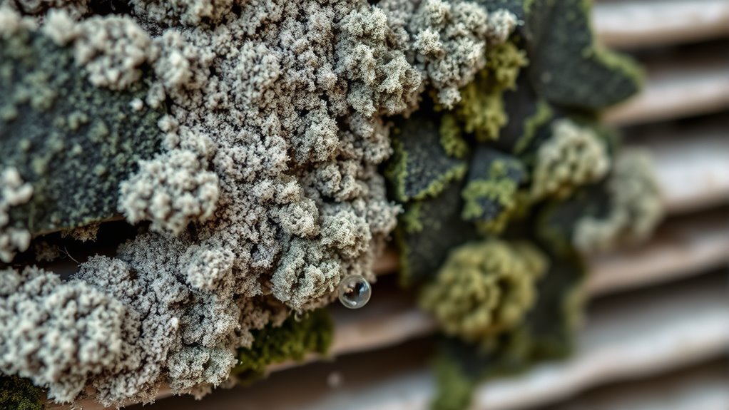 mold growth from dirty filters