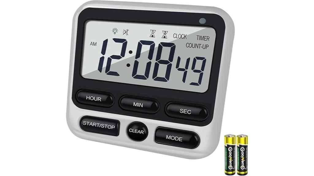 multi function magnetic kitchen timer