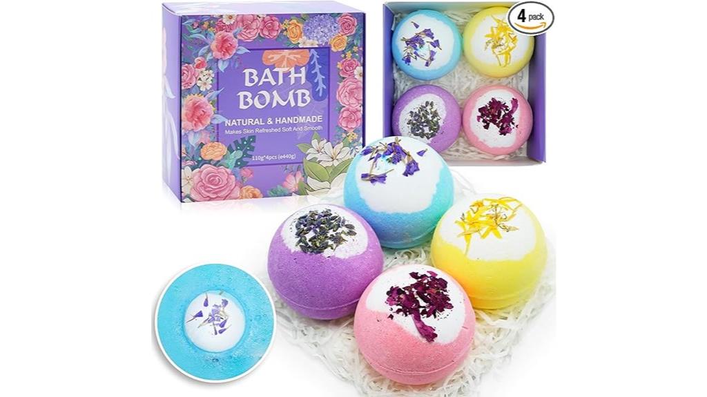natural organic relaxing bath bombs
