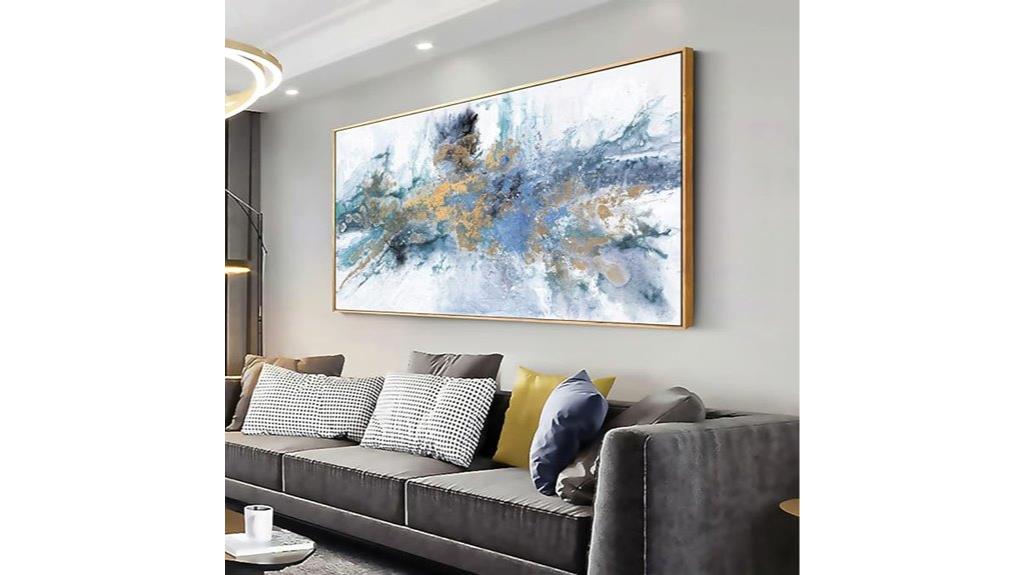navy blue canvas decor