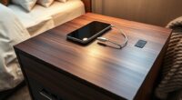nightstands with built in chargers