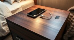 nightstands with built in chargers