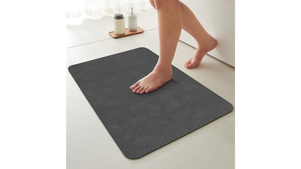 non slip absorbent bath mat