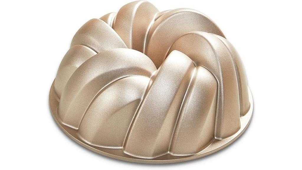 nonstick braided cake pan