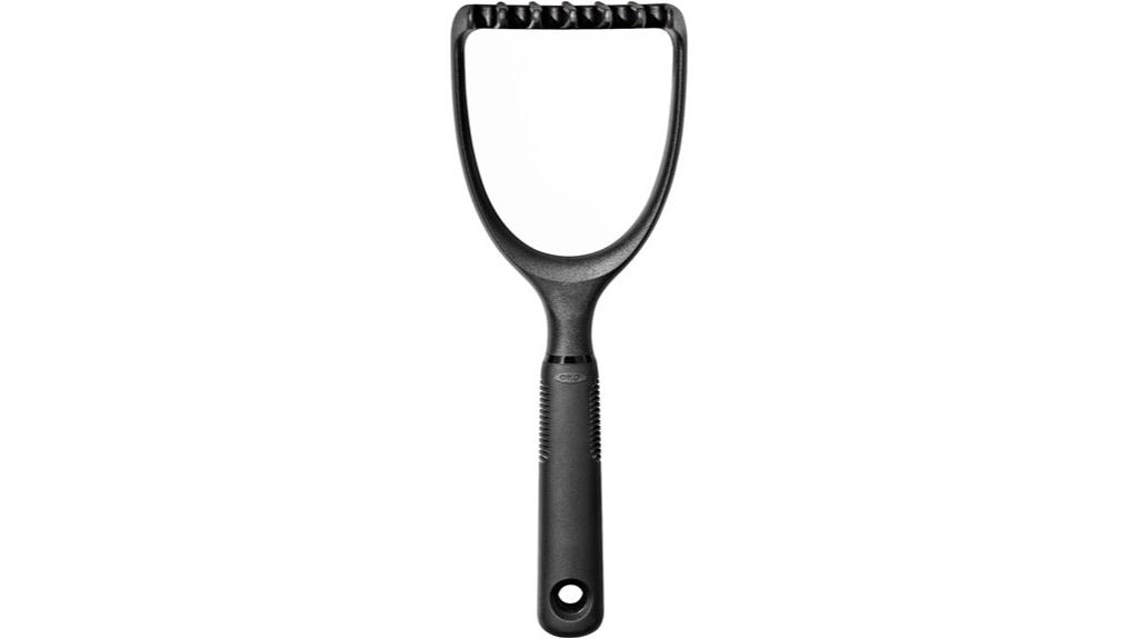 nylon potato masher black