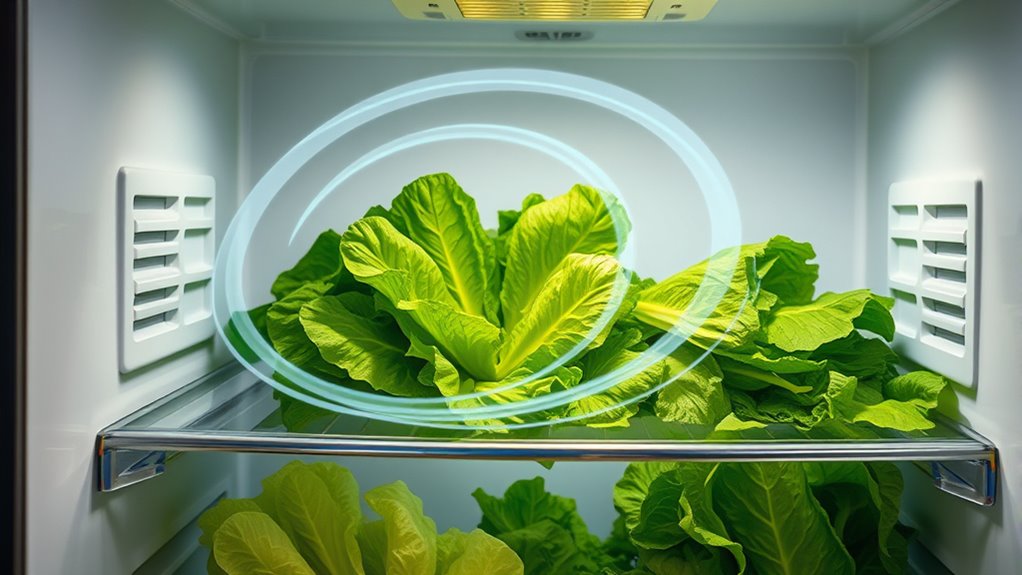 optimal refrigerator airflow management