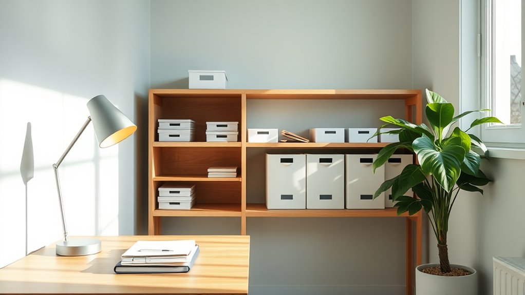 organized space boosts focus