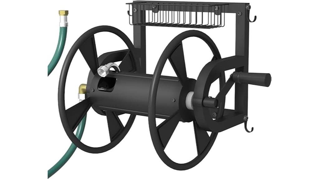 outdoor hose reel hook