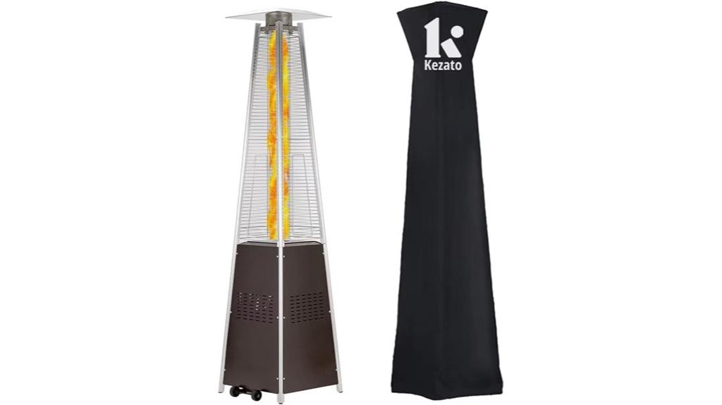 outdoor pyramid propane heater