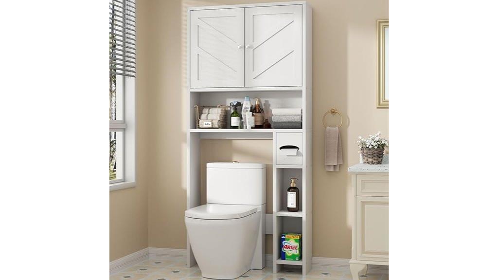 over the toilet storage cabinet
