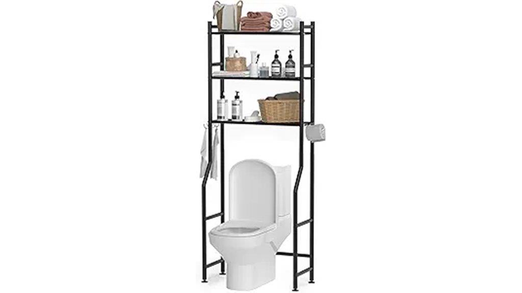over toilet storage shelf