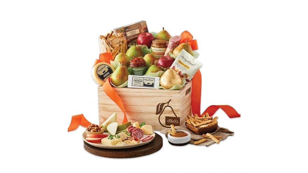 pear nut cheese basket