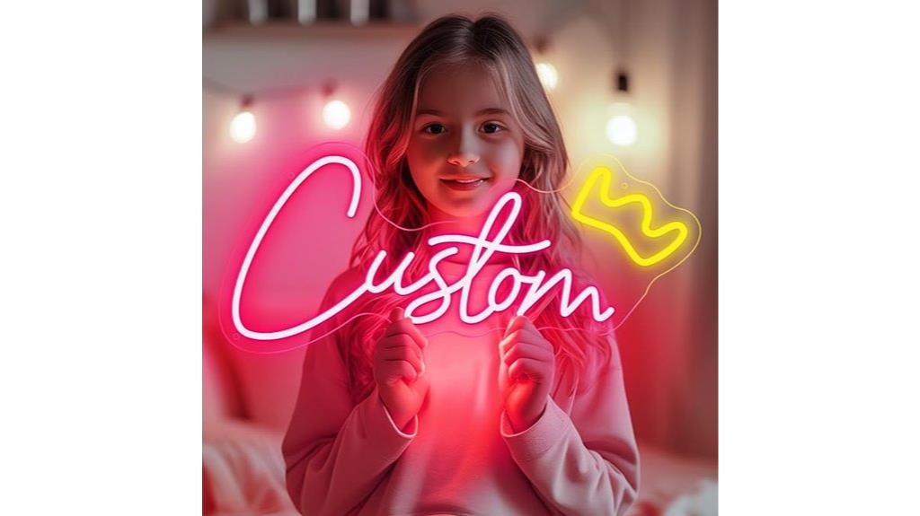 personalized neon wall signs