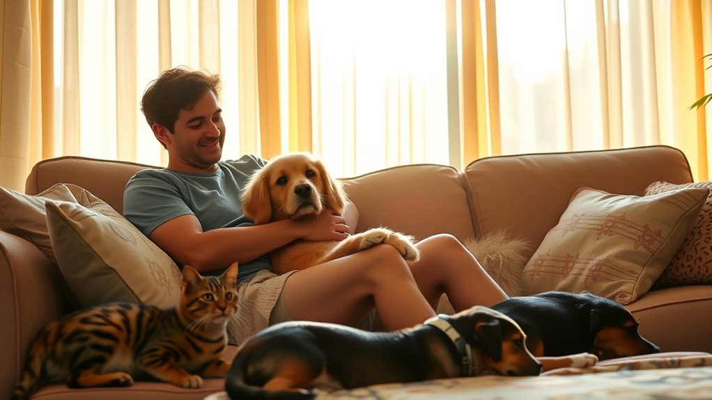 pets boost happiness through bonding