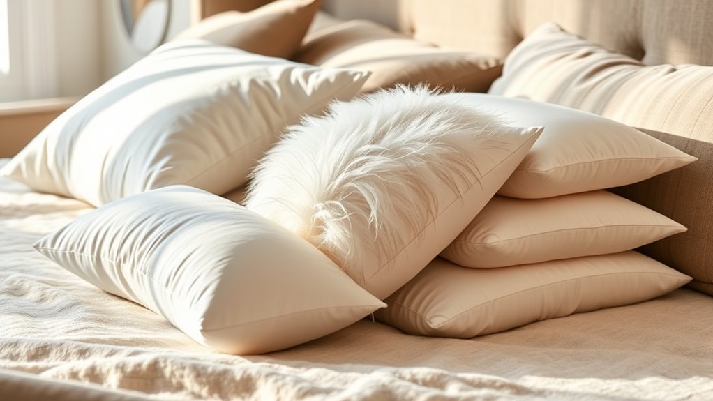 pillow types affect spinal health