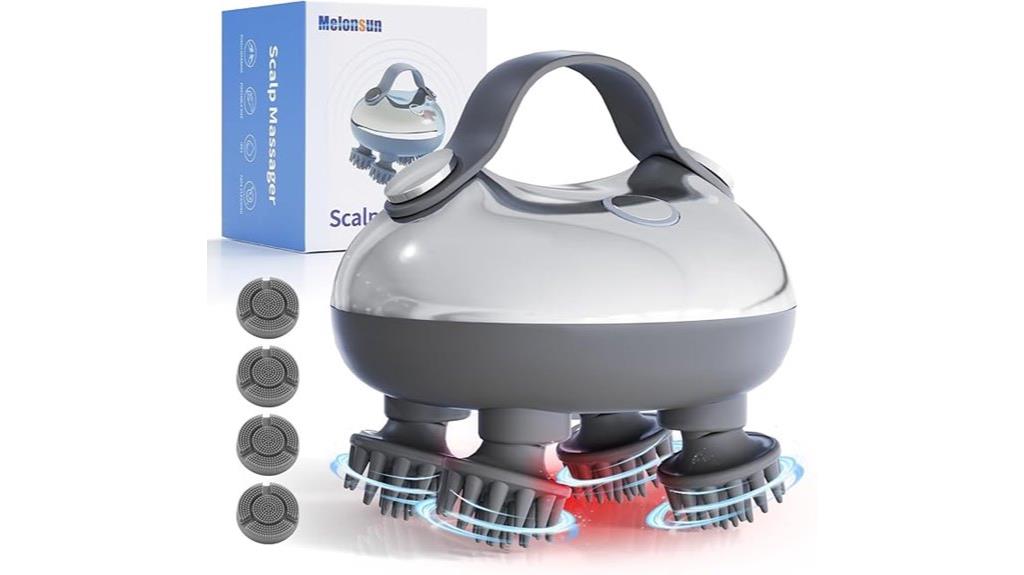 portable 100 kneading scalp massager