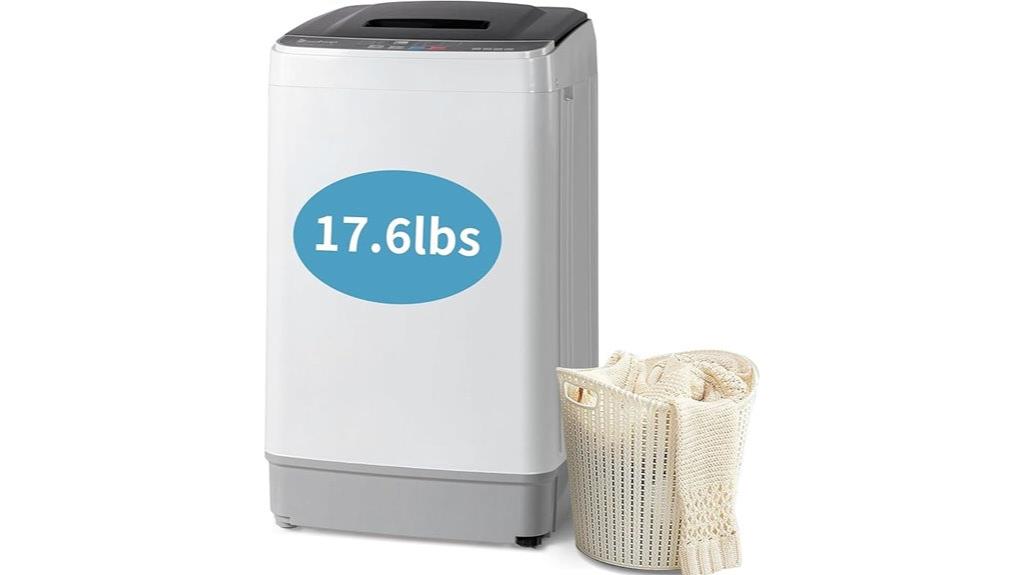 portable 17 6lbs top loader