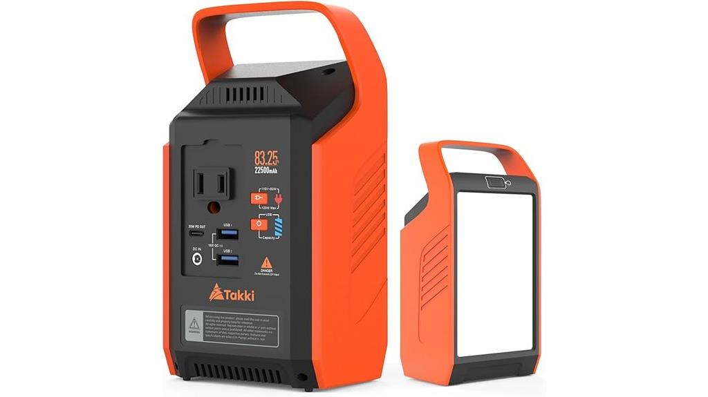 portable 83wh solar generator
