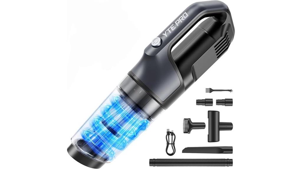 portable grey cordless vacuum