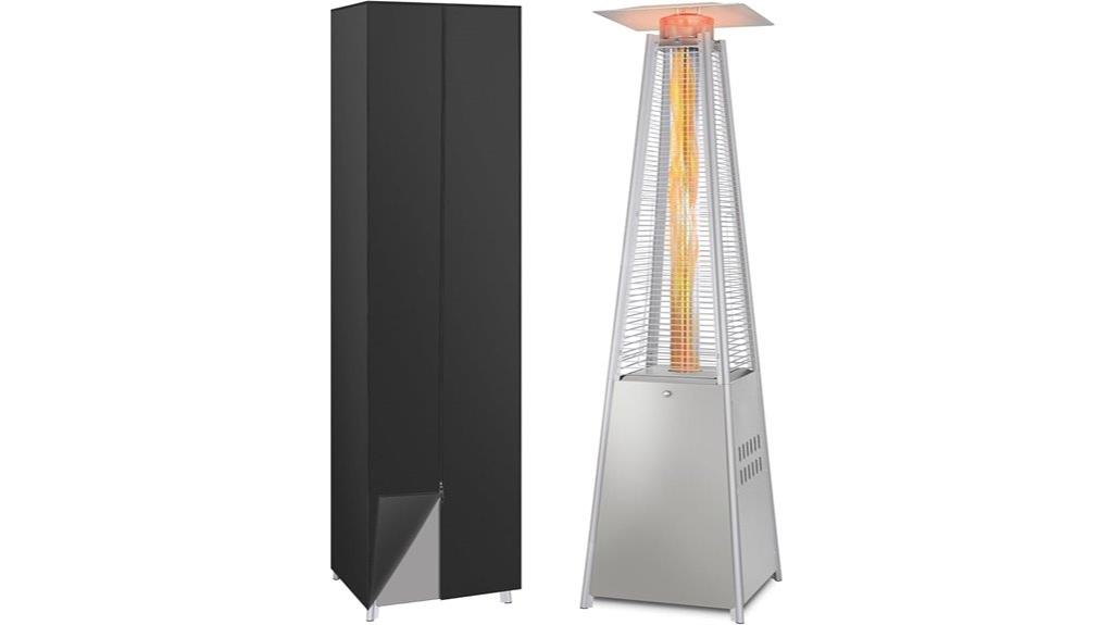 portable pyramid patio heater