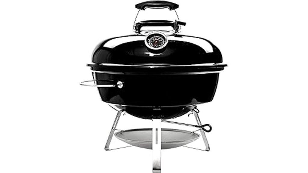 portable two zone charcoal grill