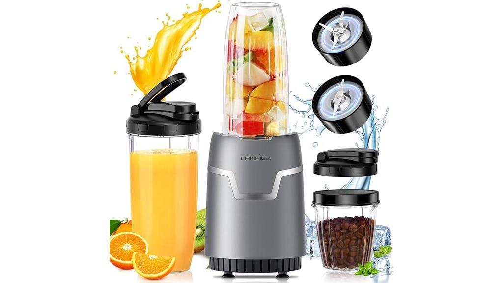powerful 1100w blender with cups