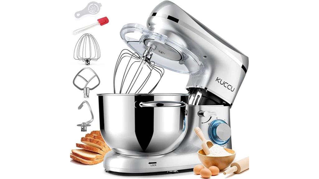 powerful 6 5qt tilt head