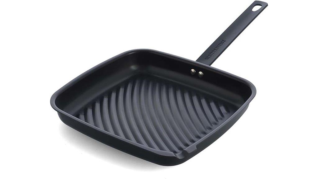 pre seasoned steel grill pan