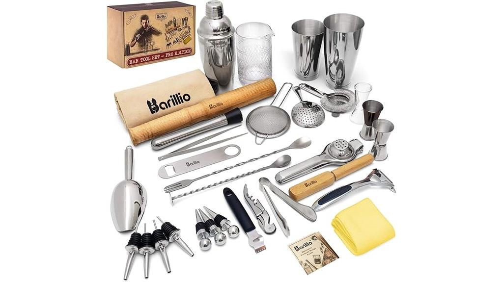 professional stainless shaker set