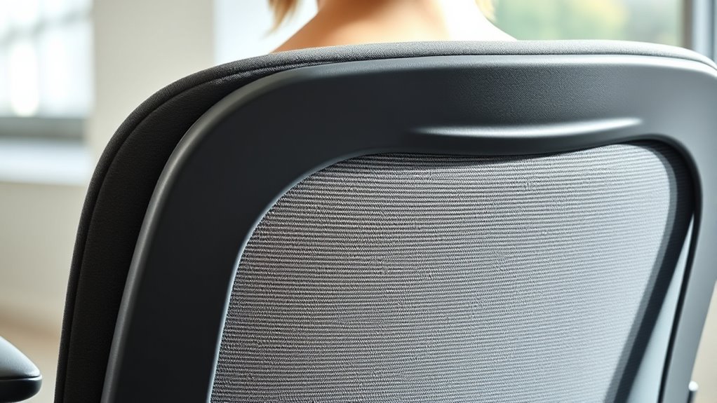 proper lumbar support maintains spine
