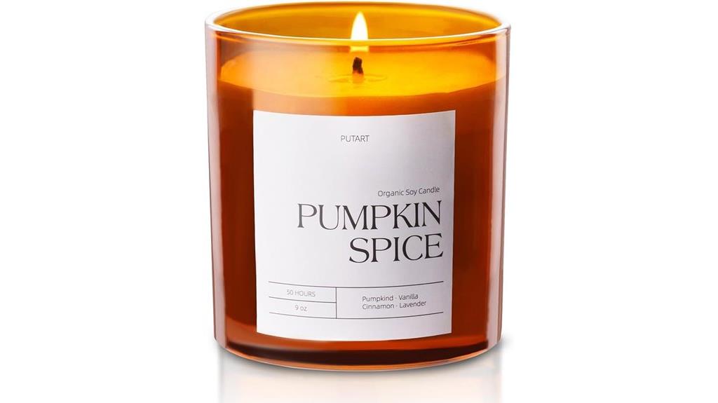 pumpkin spice candle 9oz